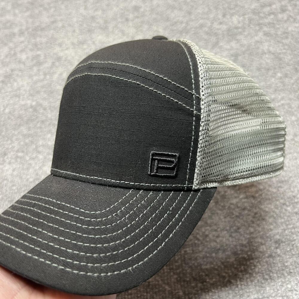 Pistil Hat Cap Snap Back One Size Mens Black Mesh Trucker Lightweight Outdoor